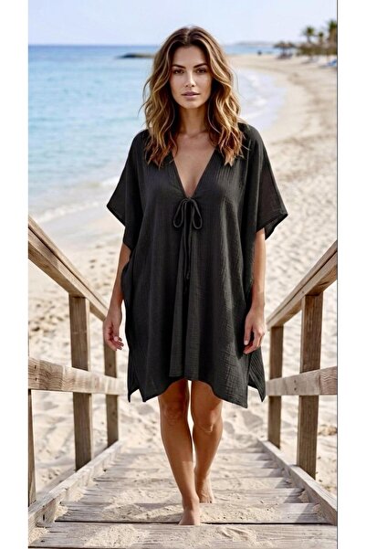MY SEA Pp-02 Front Tie Poncho Pareo