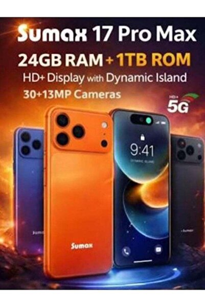 Sumaxx SUMAX New 5G HD+ Screen 5000mAh Battery 24GB RAM +1TB ROM 30MP Rear +1...