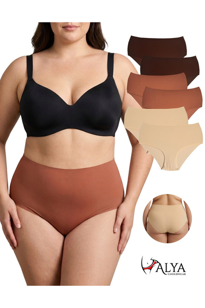 ALYA UNDERWEAR Γυναικεία εσώρουχα χωρίς ραφές, κομμένα με λέιζερ, ψηλόμεσα, χ...