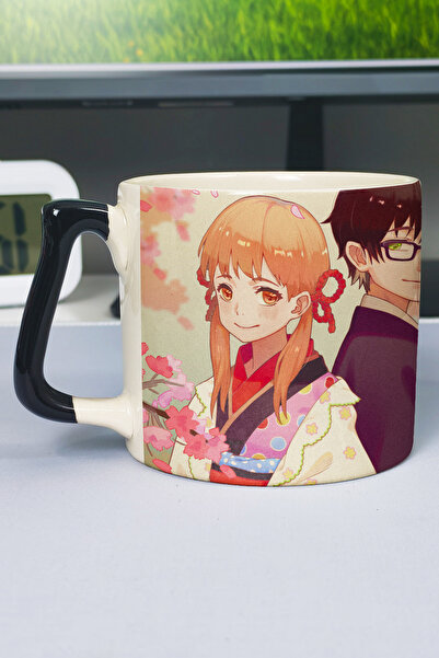 ZipZap Sangatsu No Lion Anime Printed Ceramic Luxury Mug (1 Piece) Custom Bla...