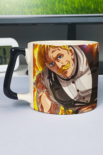 ZipZap Nanatsu No Taizai Anime Printed Ceramic Luxury Mug (1 Piece) Custom Bl...