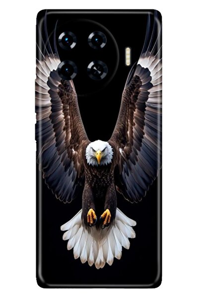 TECNO Spark 20 Pro+ Plus Kılıf Şanlı Kartal Temalı Desenli Darbe Emici Silikon