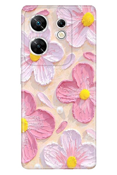 Cekuonline İnfinix Zero 30 4G Kılıf Paint Botanical Temalı Desenli Darbe Emic...