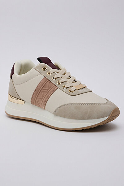 R&B Color Block Lace-Up Sneakers