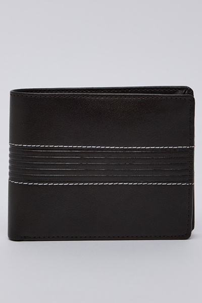 R&B Textured Bi-Fold Wallet