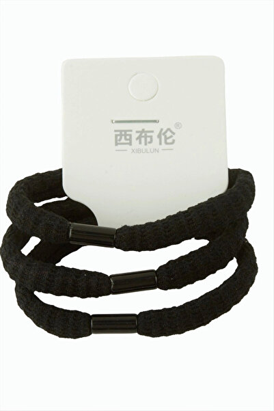 Eco Lounge 3 Pieces of Black Colored Elastic Buckle