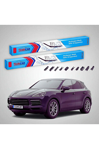 TEAMCAR Lamele ștergătoare Porsche Cayenne 9YA 2017-2026 |   Set frontal plat...
