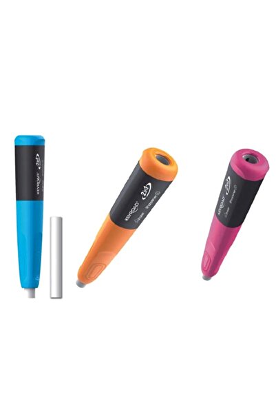 Mikro مبراة أقلام كيرواد مع ممحاة Kr972139 متنوعة - 2 قطعة