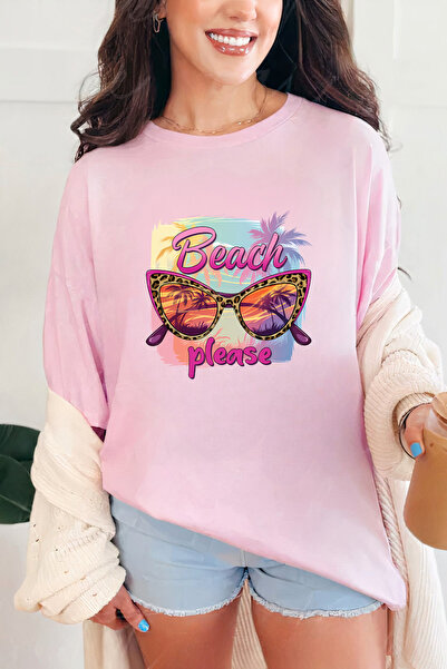 Sarah's Boutique Women's T-shirt – 100% cotton – Beach Glasses