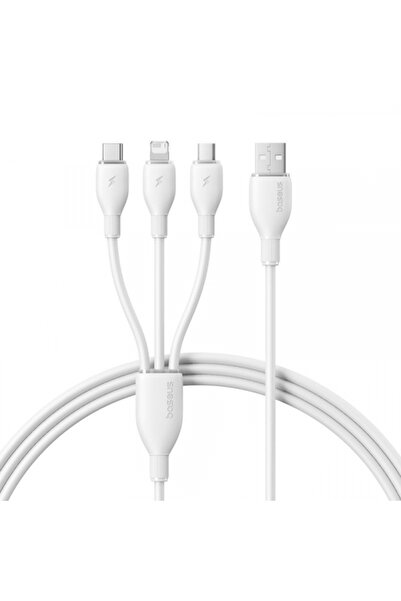Baseus Cablu de încărcare USB-A - Lightning / microUSB / USB-C Ultra Rapid 3 ...
