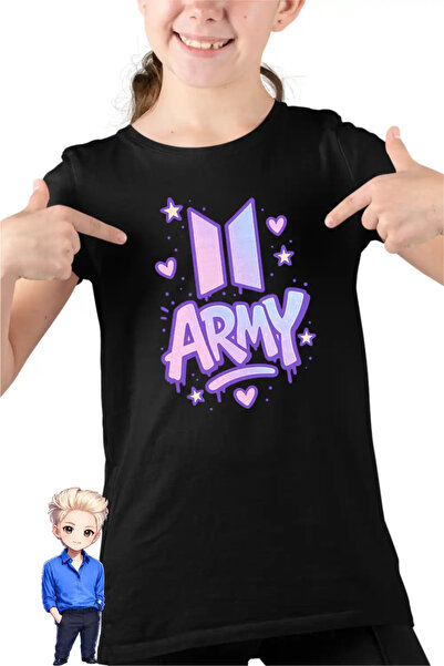 OEM Tricou Copii Fete BTS Army K-Pop