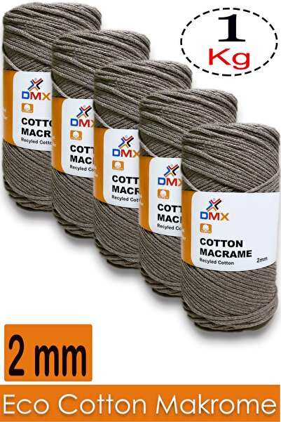 Diva İplik Dmx Bumbac Macrame (5x200 Gr) - Pachet de 5 - Culoare -257
