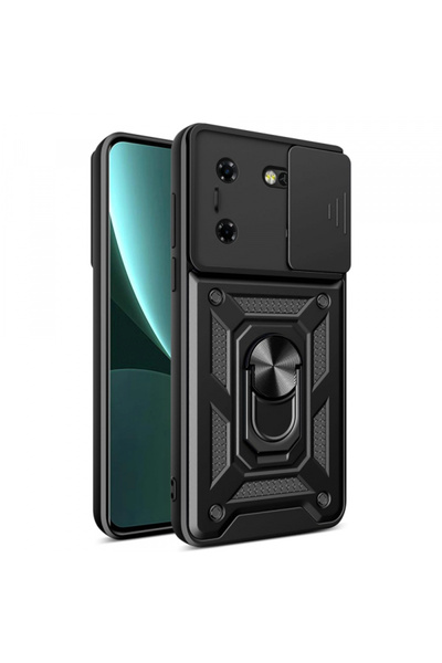 Techsuit Case for Tecno Pova 5 Pro, Techsuit, CamShield, Black
