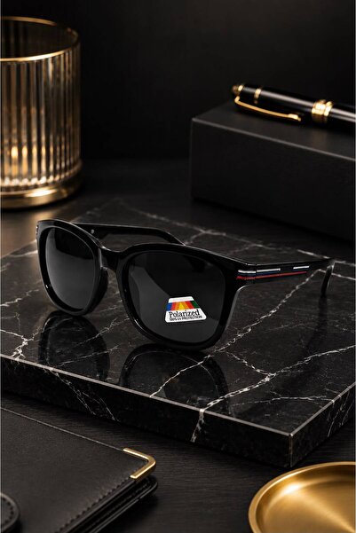 Nilu Moda Black Adult Polarized Sunglasses