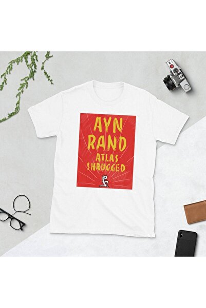 Grafftee Clothing Ayn Rand Printed Unisex Oversize T-Shirt