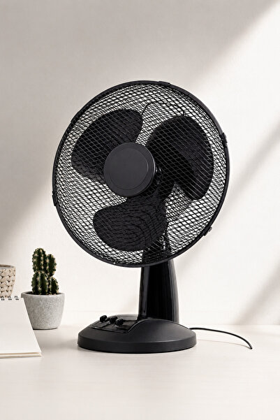 homenter Masaüstü Vantilatör 30 cm Beyaz | 40W Güçlü Hava Akışı | 3 Kademeli ...
