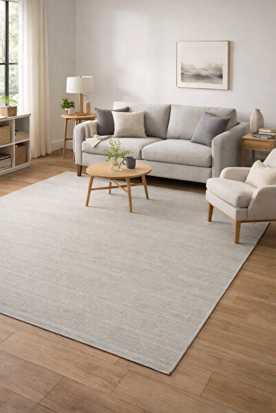 ÇERKEZ HALI Merv Collection SİSAL HASIR HALI BEYAZ