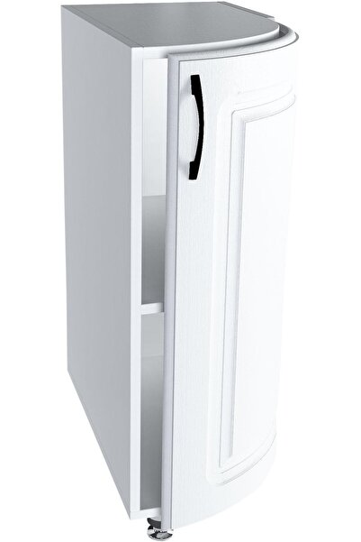 Sani Corp de bucătărie inferior Kvadric 30x57x82 cm Alb MDF