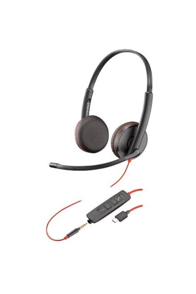 Poly Casti Plantronics Blackwire 3225 (209751-101) Banda de fixare pe cap Con...