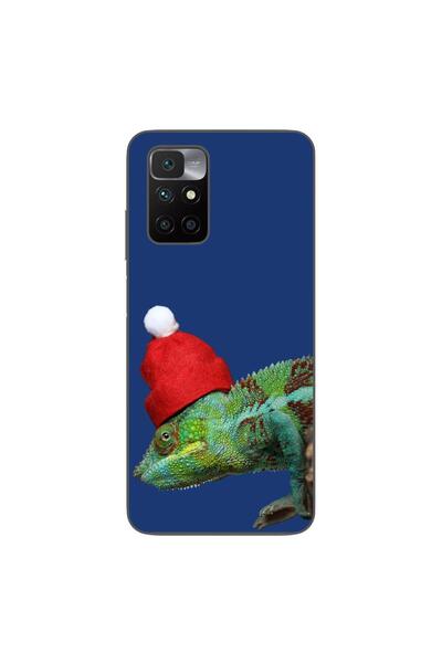 OEM Husa compatibila cu Xiaomi Redmi 10 Silicon Gel Tpu Model Craciun Cameleon