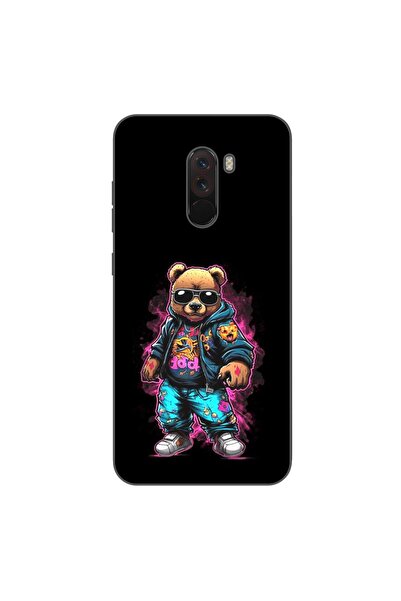 OEM Θήκη συμβατή με Xiaomi Pocophone F1 Σιλικόνης Gel TPU με σχέδιο Αρκούδας,...
