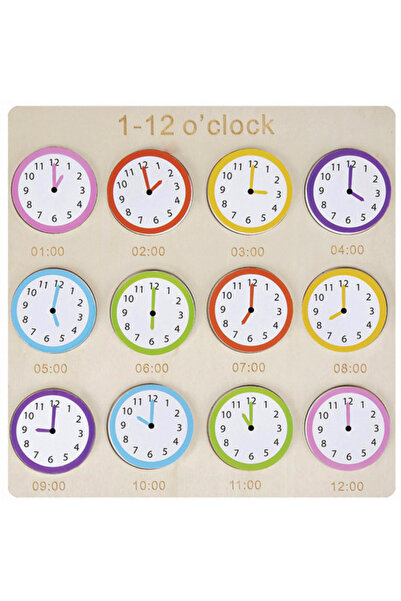 OEM Educational association puzzle - Learn the clock