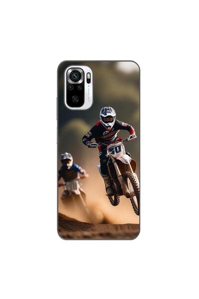 OEM Θήκη συμβατή με Xiaomi Poco M5s από σιλικόνη gel TPU με σχέδιο Motocross