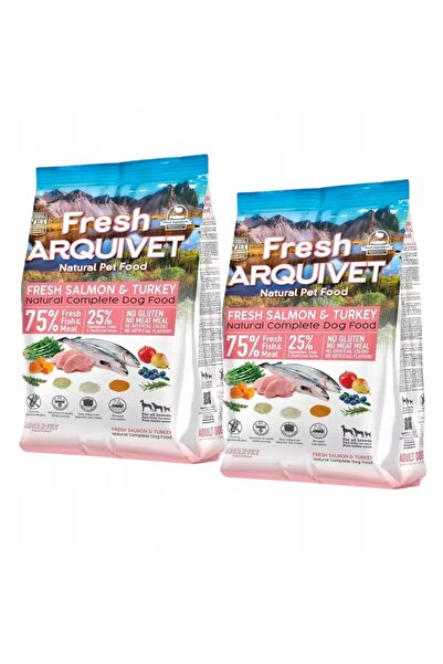 ARQUIVET FRESH Semi-Moist Dog Food with Salmon and Turkey 2x2.5kg