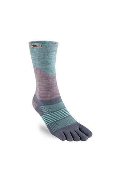 injinji WOMEN'S TRAIL MIDWEIGHT CREW COOLMAX - متعدد الألوان - XS/S