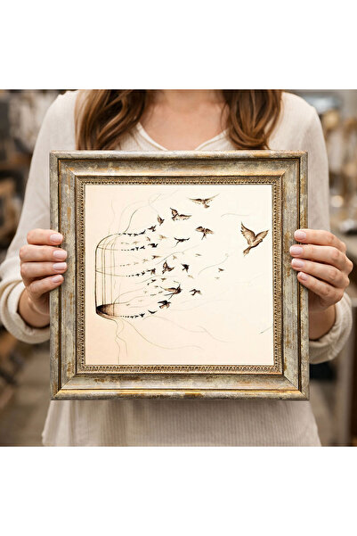Dekorsiahome Antique Framed Decorative Painting Dk0319