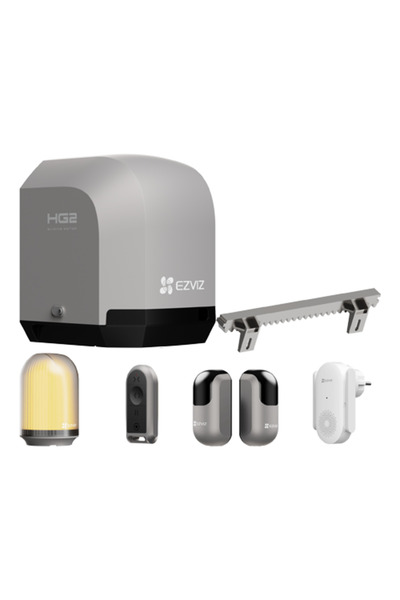 EZVIZ Kit automatizare poartă culisantă 400 kg/6m, Wi-Fi, alarmă luminoasă - ...