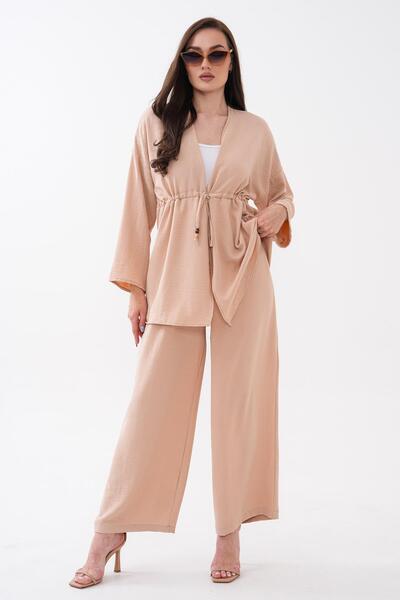 ŞİMAL Ženska bluza na vezanje i pantalone Ayrobin set 260528