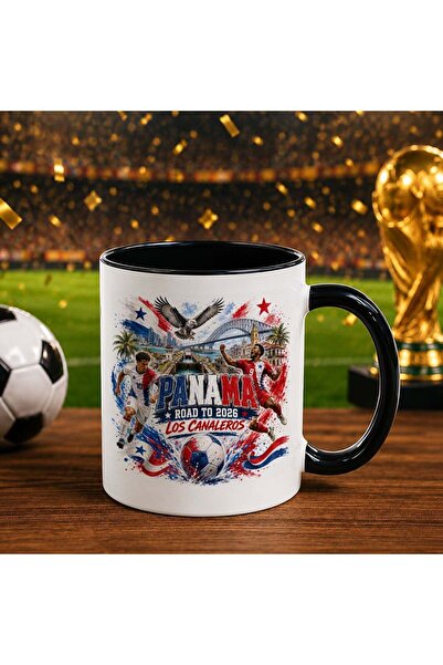 Bk Gift Panama Fan Themed 2026 World Cup Designed Black Trophy Cup