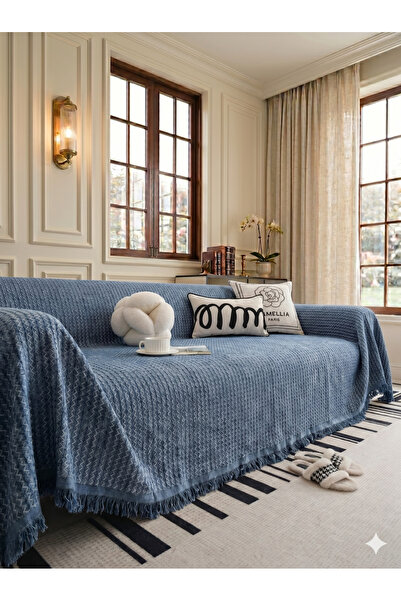 CÇE HOME TEKSTİL Cotton Sofa Cover Pique 175 X 350 cm
