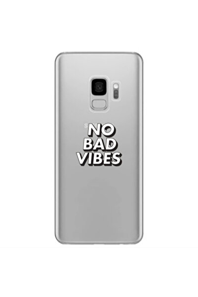 Other Samsung S9 Plus No bad vibes Transparent Silicone TPU Θήκη