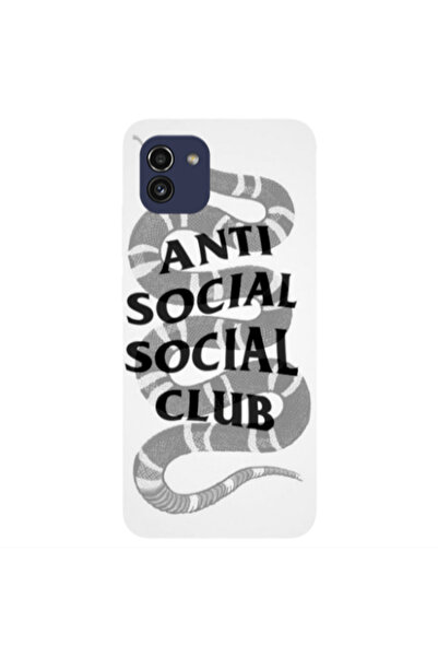 Other Samsung A03 Social club Transparent Silicone TPU Θήκη