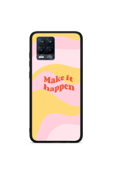 Other Realme 8 i Make it hapen Black Glossy Θήκη