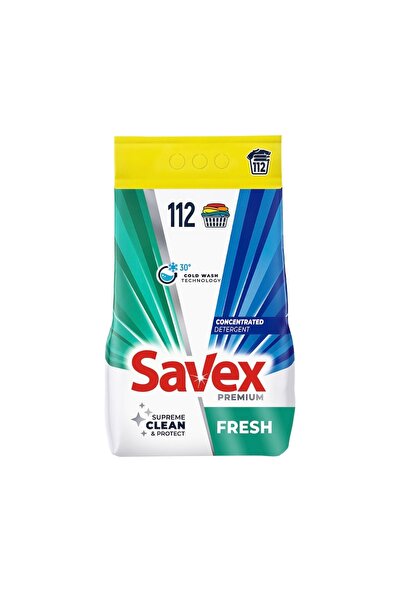 SAVEX Premium Fresh powder detergent, 9kg, 112 washes