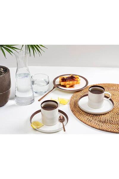 Porland Copper 2-Person Tea Cup Set 200Cc