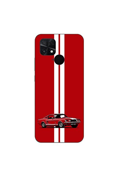 OEM Husa compatibila cu Xiaomi Poco C40 Silicon Gel Tpu Model Red Mustang