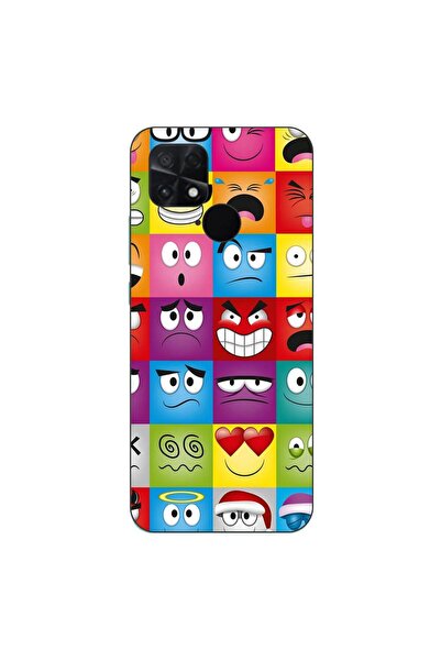 OEM Case compatible with Xiaomi Poco C40 Silicone Gel Tpu Pattern Funny Faces