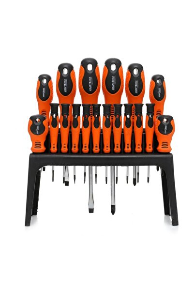 Kraft&dele Set de 18 șurubelnițe, Kraft&Dele, plate, cruce, torx