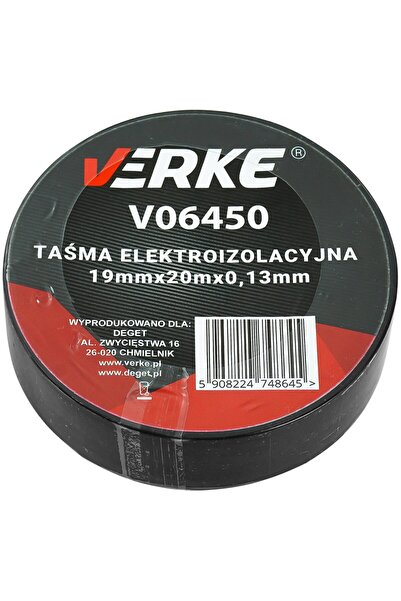 VERKE Bandă izolatoare, 19mmx20mx0.13mm, V06450