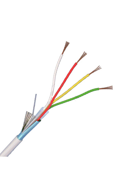 ELAN 4-core shielded alarm cable, solid copper, 100m 4CUEF
