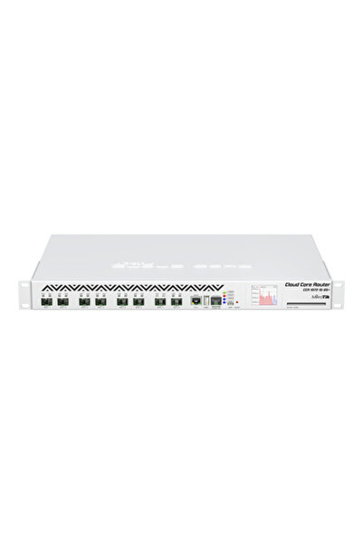 MIKROTIK Cloud Core Router, 8 x SFP+, 1 x Gigabit, RouterOS L6, 1U - CCR1072-...