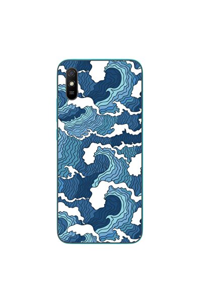OEM Case compatible with Xiaomi Redmi 9A Silicone Gel Tpu Model Crazy Waves