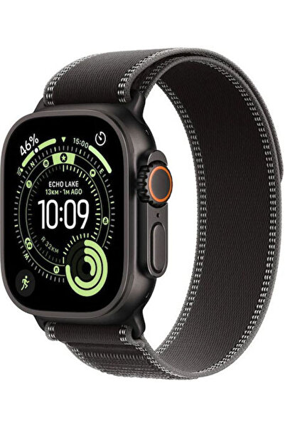 Apple Watch Ultra 3 (2025) 5G 49mm Μαύρη Θήκη Τιτανίου με Trail Loop S/M - Μα...