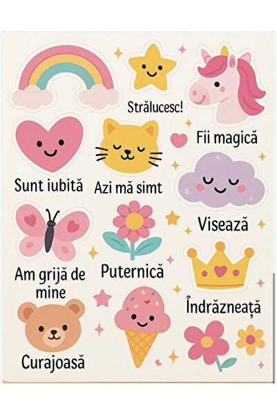 Jurnalul Descoperirii de Sine Motivational stickers for kids
