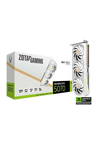 Zotac GAMING GeForce RTX 5070 AMP White Edition 12GB GDDR7 Graphics Card