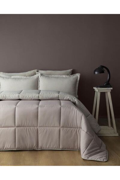 Apricitas HOME BETTY Vizon Tek Kişilik Yatak Örtüsü